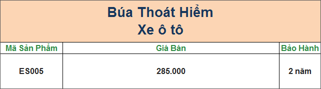 Gia Bua Thoat Hiem ES005