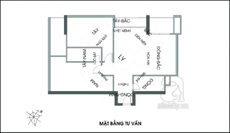 Tu van cai tao can ho chung cu hop voi gia chu menh Hoa va them phong ngu - Anh 3