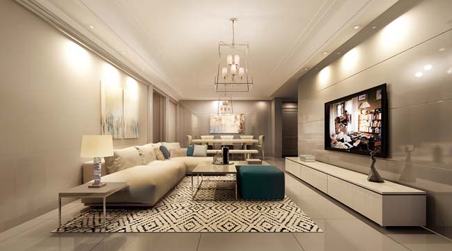 20 mẫu phòng khách đẹp dành cho căn hộ chung cư