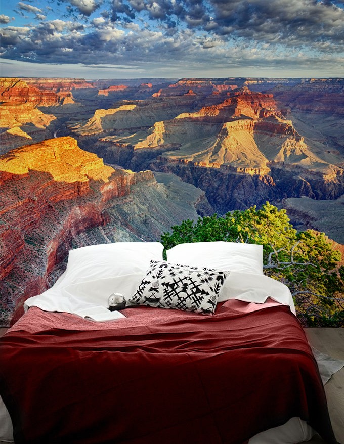 Grand Canyon Wall Mural by PIXERS Grand Canyon Wall Mural by PIXERS Nature Inspired Eye Deceiving Wall Murals to Make Your Home Look Bigger