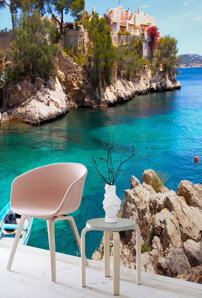 Majorca Wall Mural by PIXERS Nature Inspired Eye Deceiving Wall Murals to Make Your Home Look Bigger