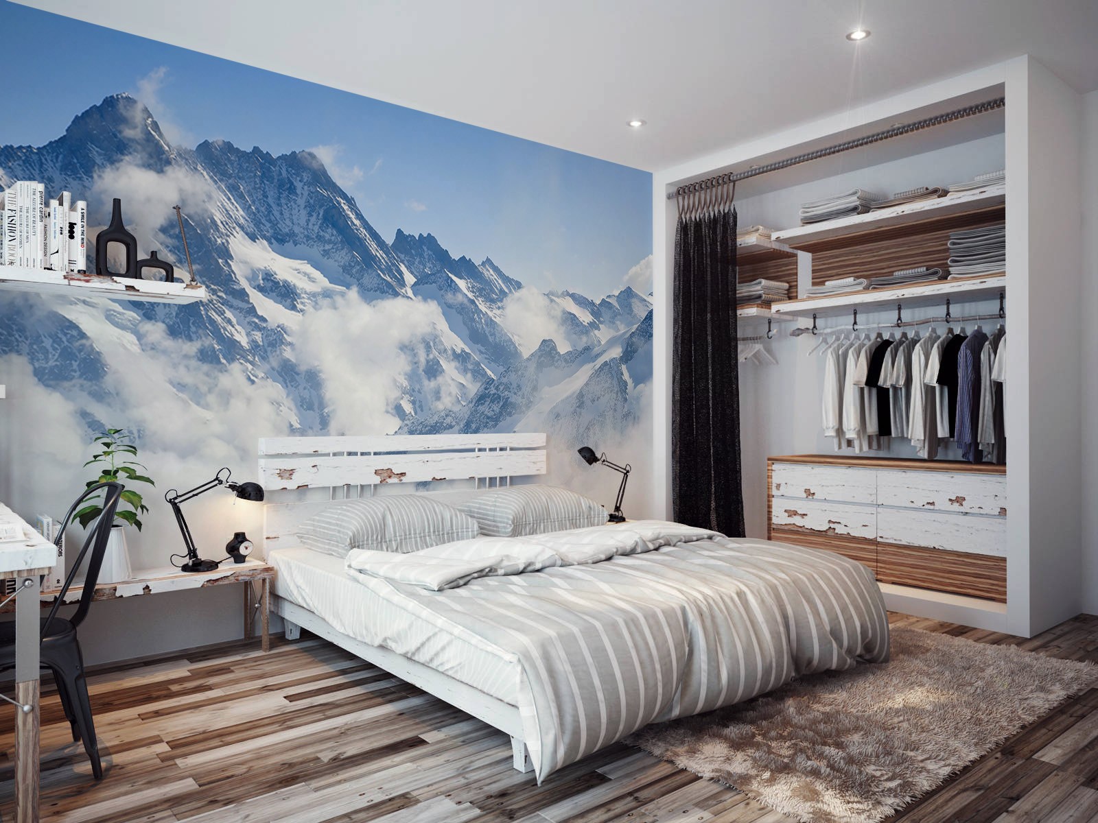 Mountains Wall Mural by PIXERS Mountains Wall Mural by PIXERS Nature Inspired Eye Deceiving Wall Murals to Make Your Home Look Bigger